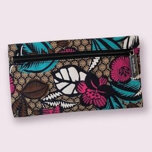 Vera Bradley Multicolor Floral Zipper Pouch